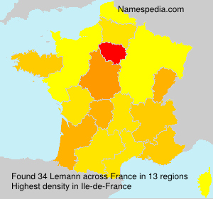 Surname Lemann in France Surname Lemann in France