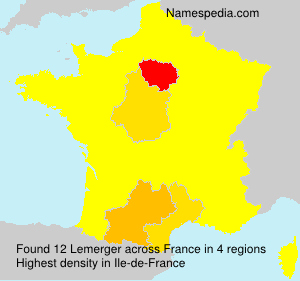 Surname Lemerger in France Surname Lemerger in France