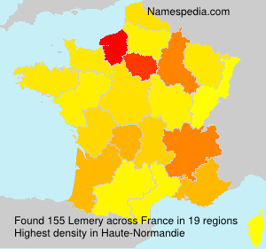 Surname Lemery in France Surname Lemery in France