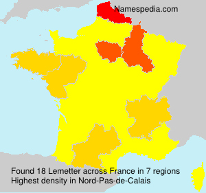 Surname Lemetter in France Surname Lemetter in France