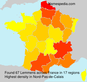 Surname Lemmens in France Surname Lemmens in France