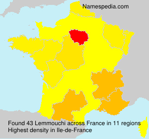 Surname Lemmouchi in France Surname Lemmouchi in France