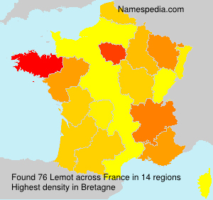 Surname Lemot in France Surname Lemot in France