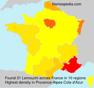 Surname Lemouchi in France