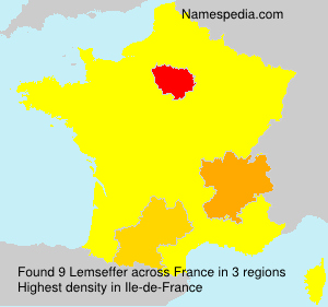 Surname Lemseffer in France Surname Lemseffer in France