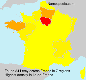 Surname Lemy in France