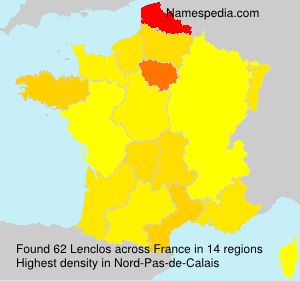Surname Lenclos in France Surname Lenclos in France