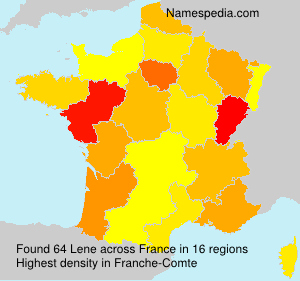 Surname Lene in France Surname Lene in France