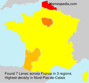 Surname Lenec in France Surname Lenec in France