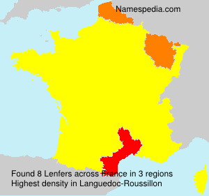 Surname Lenfers in France Surname Lenfers in France