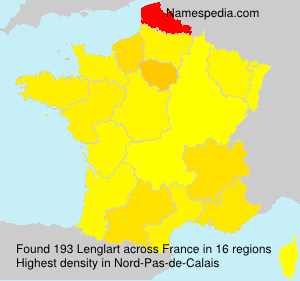 Surname Lenglart in France Surname Lenglart in France