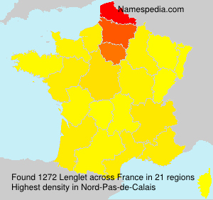 Surname Lenglet in France Surname Lenglet in France