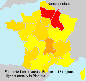 Surname Lenice in France Surname Lenice in France