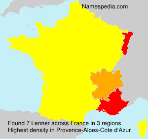 Surname Lenner in France Surname Lenner in France