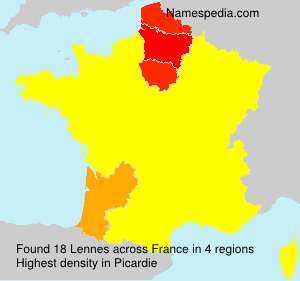 Surname Lennes in France Surname Lennes in France