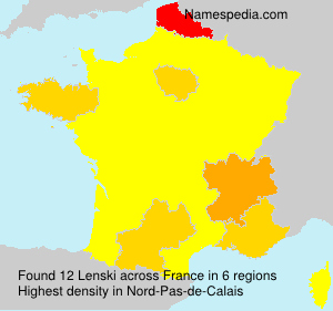Surname Lenski in France Surname Lenski in France