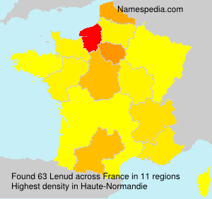 Surname Lenud in France Surname Lenud in France