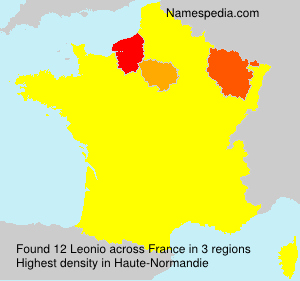 Surname Leonio in France Surname Leonio in France