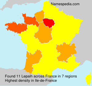 Surname Lepaih in France Surname Lepaih in France
