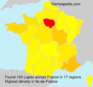 Surname Lepeu in France Surname Lepeu in France