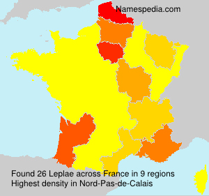 Surname Leplae in France Surname Leplae in France