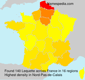 Surname Lequette in France Surname Lequette in France