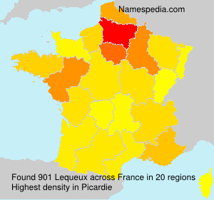 Surname Lequeux in France Surname Lequeux in France