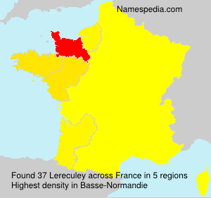 Surname Lereculey in France