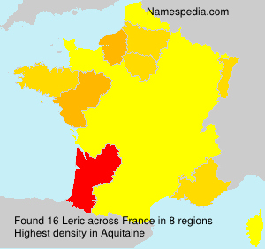 Surname Leric in France Surname Leric in France