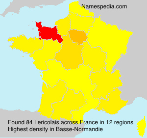 Surname Lericolais in France Surname Lericolais in France