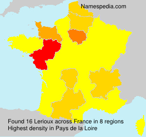 Surname Lerioux in France Surname Lerioux in France