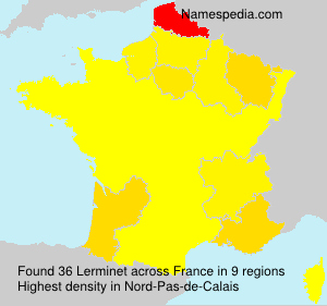 Surname Lerminet in France Surname Lerminet in France