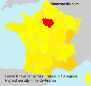 Surname Lerner in France Surname Lerner in France