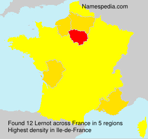 Surname Lernot in France Surname Lernot in France