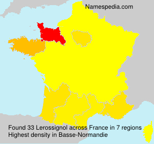 Surname Lerossignol in France Surname Lerossignol in France