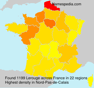 Surname Lerouge in France Surname Lerouge in France