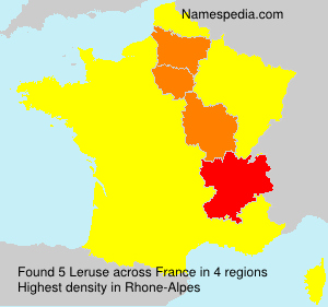 Surname Leruse in France Surname Leruse in France