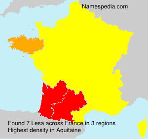 Surname Lesa in France Surname Lesa in France
