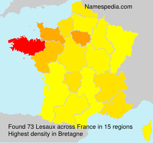 Surname Lesaux in France Surname Lesaux in France