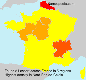 Surname Lescart in France Surname Lescart in France
