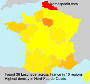 Surname Leschevin in France Surname Leschevin in France