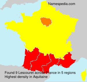 Surname Lescouret in France Surname Lescouret in France