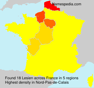 Surname Lesien in France Surname Lesien in France