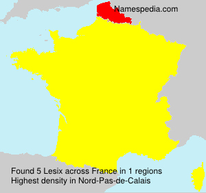 Surname Lesix in France Surname Lesix in France