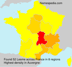 Surname Lesme in France Surname Lesme in France