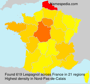 Surname Lespagnol in France Surname Lespagnol in France