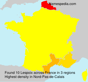 Surname Lespoix in France Surname Lespoix in France