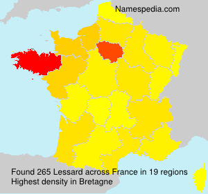 Surname Lessard in France Surname Lessard in France