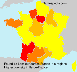 Surname Lessieur in France Surname Lessieur in France
