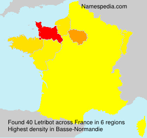 Surname Letribot in France Surname Letribot in France